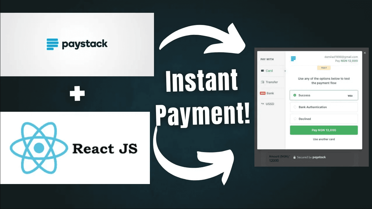 Add Paystack Payment to your Website in 15 minutes!